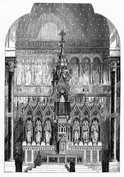 Høyalteret til St Alphonsus Liguori, Limerick, Irland, illustrasjon fra 