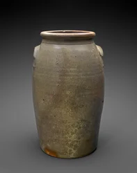 Jar, c. 1869-1873 (saltglasert steintøy)