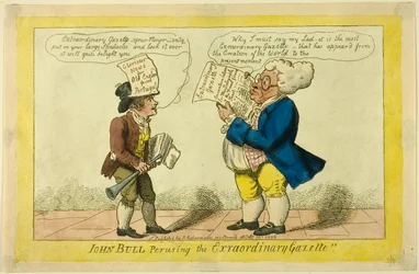 John Bull leser den ekstraordinære tidenden