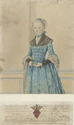 Portrett av Maria van IJsseldijk, stående knestykke