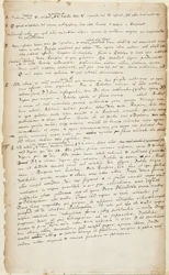 Opptegnelse over et eksperiment i seks stadier, som begynner med destillasjon fulgt av forbrenning, ytterligere destillasjon, avkoking, kalsinering og sublimering, ca. 1700