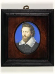 En gentleman tradisjonelt identifisert som Thomas Howard, 2. jarl av Arundel (akvarell på vellum)