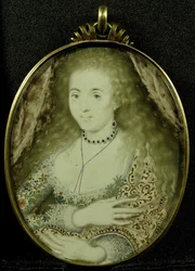 Arabella Stuart, ca. 1590-1615 (pergament, gull og glass)