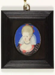 Frances Howard, hertuginne av Lennox og Richmond (akvarell på vellum)