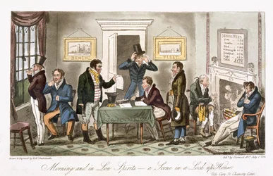 Morning and in Low Spirits - a Scene in a Lock up House, fra 