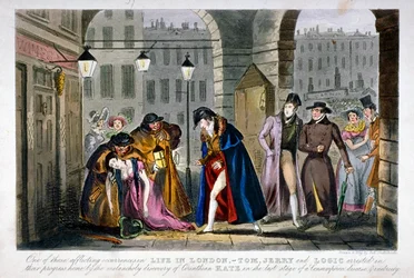 Scene i Covent Garden, Westminster, London, 1830