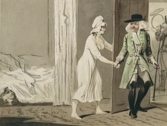 Hanreien drar på jakt, ca. 1800