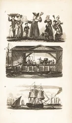The Bellman, en London Wharf og kullskip og kullflåte
