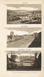 Handler i Regency Irland og England: Cork, Dublin og London Docks