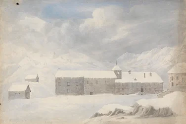 Kloster, St. Bernard-fjellet (Sveits)