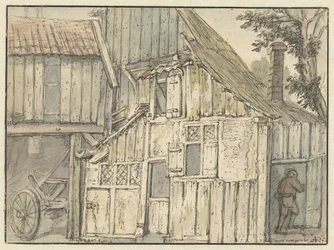 Fasade på en gård