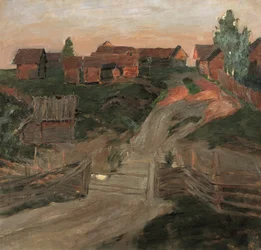 De siste solstrålene, 1899.