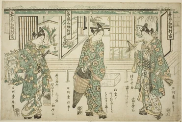 Young Men of Fashion - Et sett med tre (Wakashu sanpukutsui)