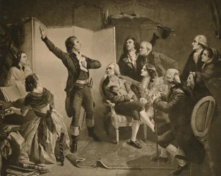 Den første sangen av Marseillaise, 1895.
