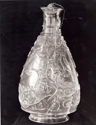 Ewer med fugler fra statskassen i Saint-Denis, egyptisk, Fatimid-periode, slutten av 1000-tallet (bergkrystall)