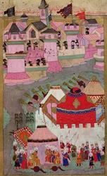 TSM H.1524 Siege of Vienna av Suleyman I (1494-1566) the Magnificent, i 1529, fra 