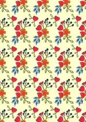 Flora-trykk, 2015 (kuttet papir)