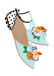 Sommersandaler, 2014 (kuttet papir)