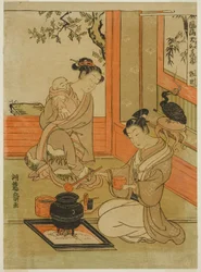 Kakkyo (kinesisk: Guo Ju), fra serien «Fasjonable japanske versjoner av de tjuefire eksemplene på filial fromhet (Furyu Yamato nijushiko)»
