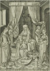 Madonnaen med St. Anne, St. Katarina og St. Barbara