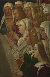 Kvinnelige medlemmer av et brorskap, ca. 1500