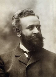Portrett av Alberto Franchetti (1860-1942) italiensk komponist