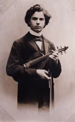 Portrett av Jan Kubelik (1880–1940), tsjekkisk fiolinist og komponist