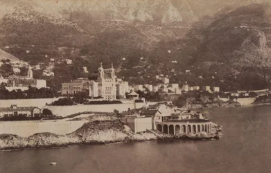 Montecarlo-bukten, 07/1887 (s/hvitt-bilde)
