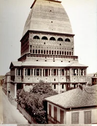 Utsikt over Antonellian Mole i Torino, ca. 1878