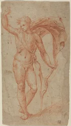 Apollo, ca. 1510–1540 (rød kritt)