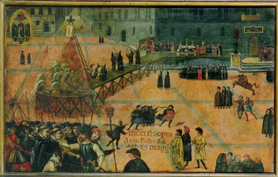 Autodafe av Girolamo Savonarola