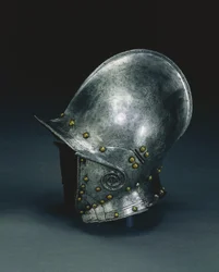 Burgonet med hengslede kinnstykker, ca. 1560-70