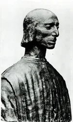 Byste av Niccolò Machiavelli (1469-1527)