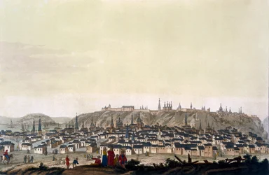 Byen Tobolsk, Russland, ca. 1820-30-tallet