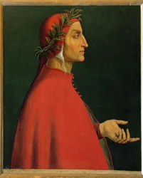 Dante Alighieri, italiensk poet som skrev Den guddommelige komedie ...