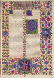 Fol.207r Andre brev fra St. Paulus til tessalonikerne, fra Borso d