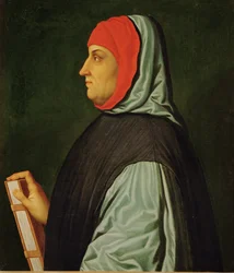 Francesco Petrarca, poet, forfatter og humanist, som udødeliggjorde sin elskede Laura i en serie sonetter Il Canzoniere …