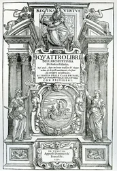 Frontispice til Fire bøker om arkitektur av Andrea Palladio, 1570