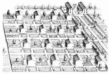 Hagen til et kloster i Torino