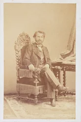 Giuseppe Verdi (1813-1901) ca. 1860 (sepia-bilde)