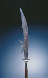Glaive med armene til Giustini-familien, Venezia, ca. 1600-20 (stål og tre)