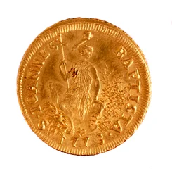 Gylden ruspone fra Firenze, regjering av Leopold II romerske keiser (1747-1792)