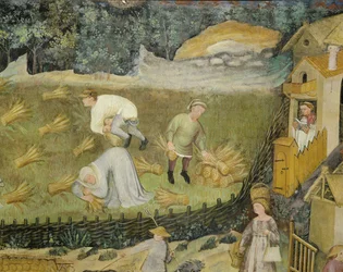 Høsting av kornskiver (fresco)