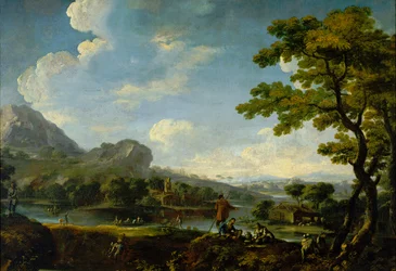 Landskap (olje på lerret)