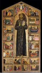 Mester (Maestro) del San Francesco Bardi. Florentinsk skole fra første halvdel av 1200-tallet. Altertavle av San Francesco d