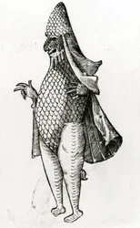 Monster Marinus refererer til skolevanene til biskopen, 1642