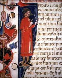 Tjenestemann i Venezia, manuskript 1344. Biblioteca Marciana. Venezia