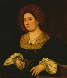 Portrett av Costanza Bentivoglio, Florentine School