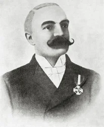 Portrett av Emilio Salgari (litho)