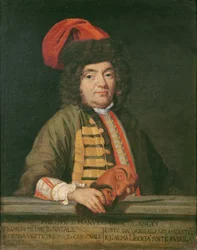 Portrett av Philippe Emmanuel de Coulanges kledd for karneval, 1690